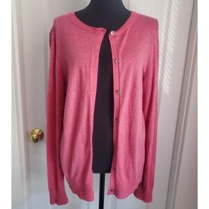 Pink LOFT Sweater Cardigan